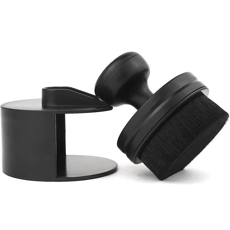 Interior Detailing Kit - 1/2個入りポータブルタイヤ光沢コーティングブラシ、車用クリーニングブラシ、多機能ソフトブラシ、車用ツールクリーニングブラシ