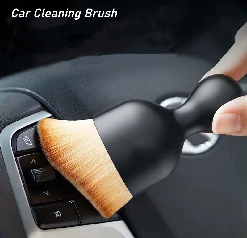 Dirt Brush Interior - 車用ソフトブラシ エアコン吹き出し口 内部隙間の埃や汚れ除去ツール 車用アクセサリー
