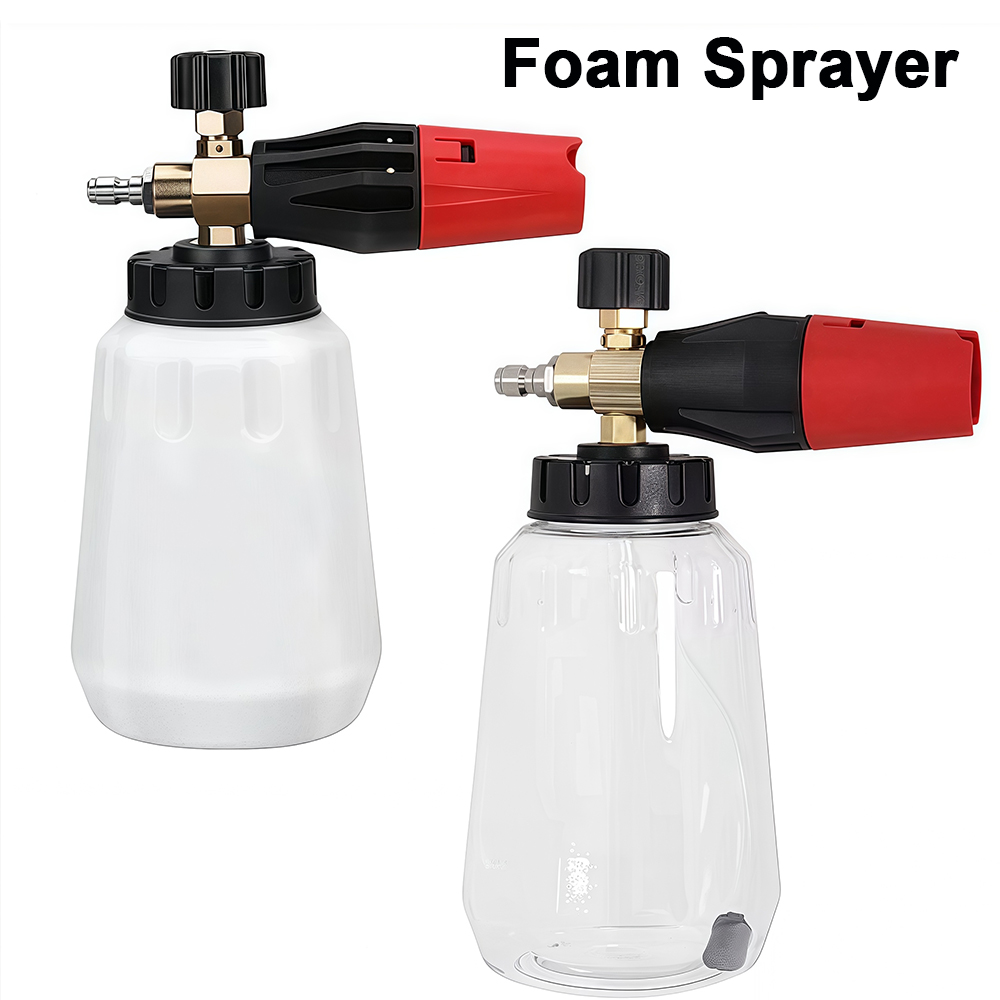 高圧PAフォームキャノン調整可能フォームスプレーヤースノーフ - Pressure Washer Foam Gun のレビューと価格