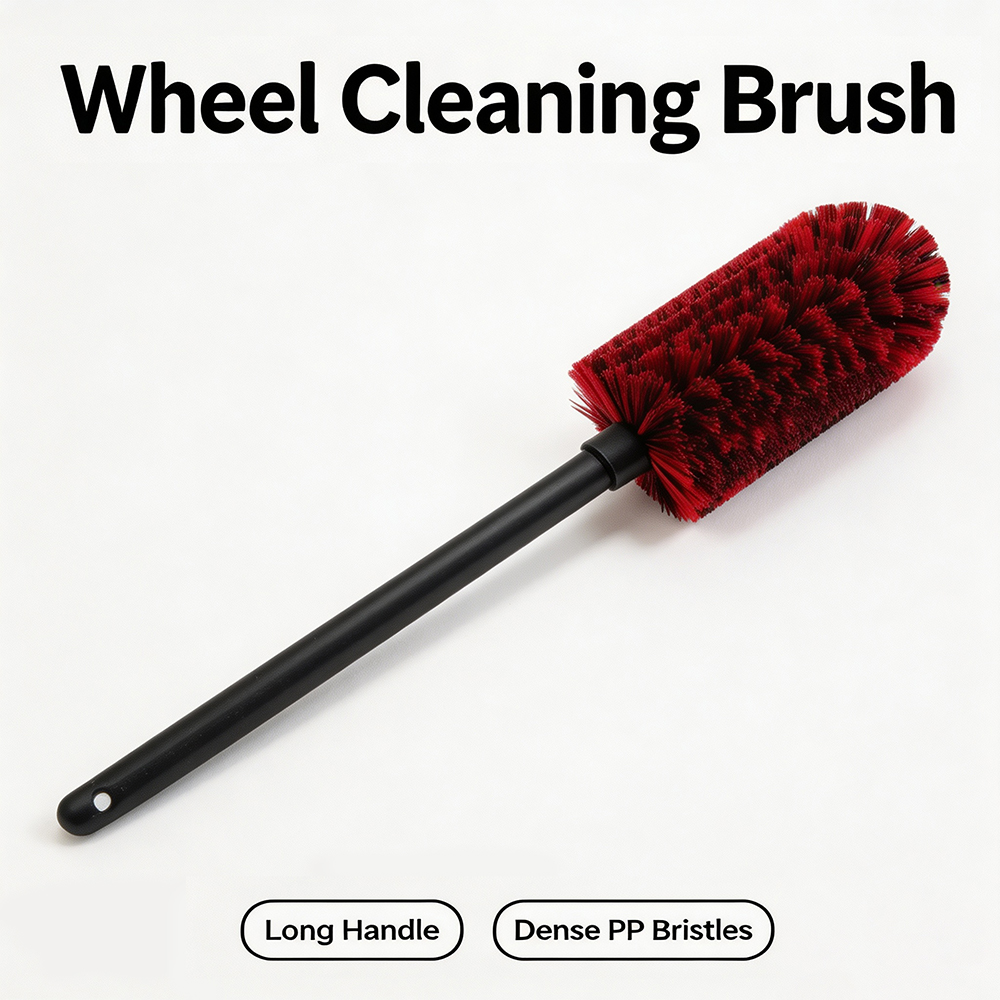 車の合金ホイールクリーニングブラシロングハンドルPP毛付きリ - Wheel Cleaner Alloy のレビューと価格