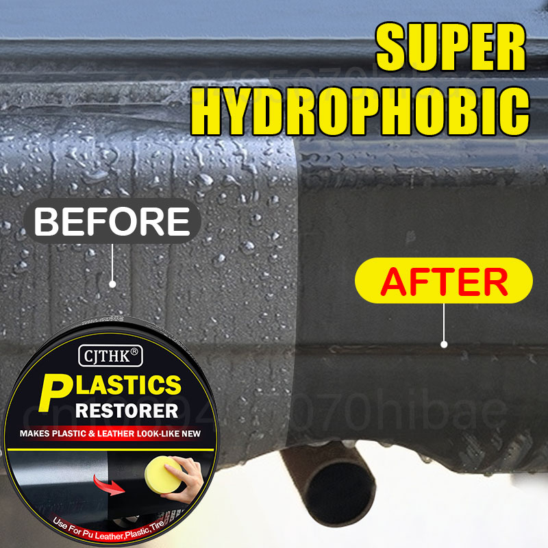 車のプラスチック復元剤 ブラックに戻す 光沢 車のクリーニン - Leather Cleaner Interior のレビューと価格