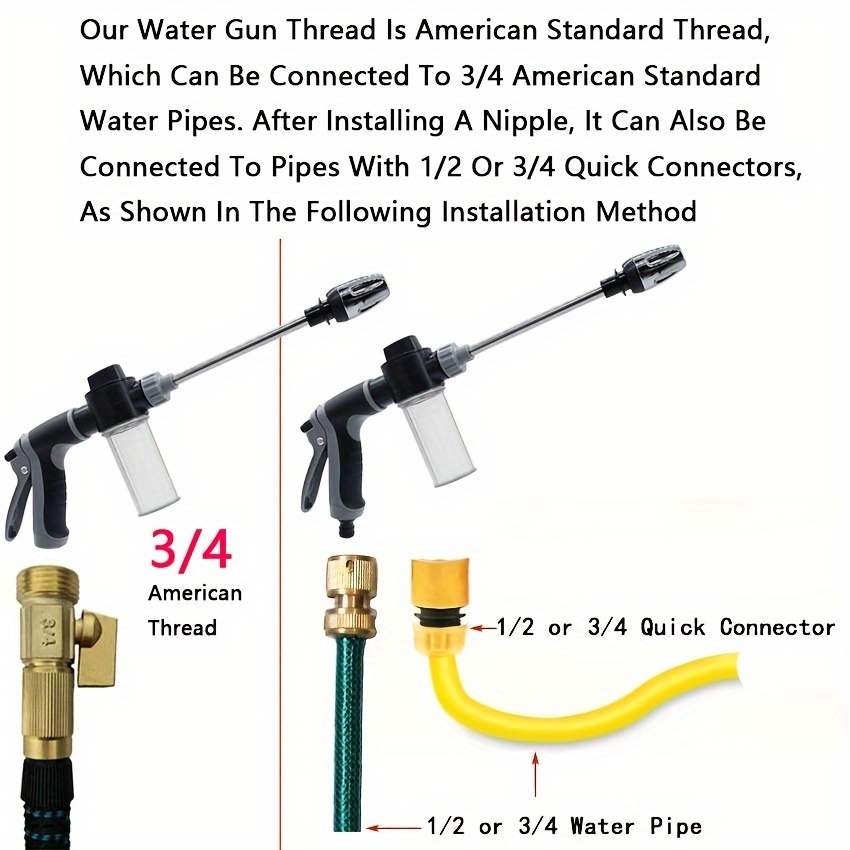 高圧洗車水鉄砲、RVの外部クリーニング、フォームケトルクリー - Pressure Washer Foam Gun のレビューと価格