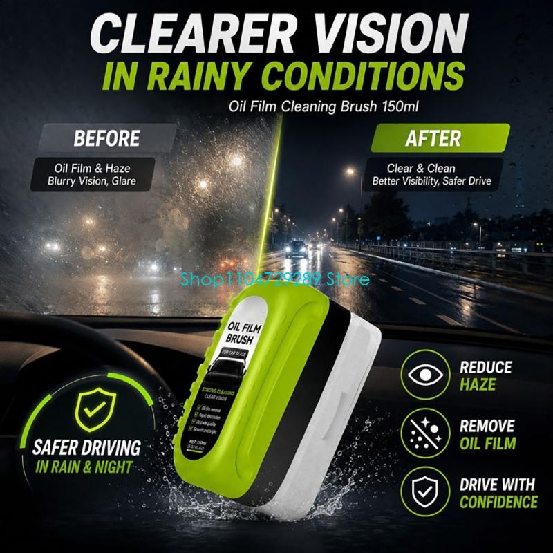 D8KE 車両フロントガラス ガラス クリーニング ブラシ、 - Car Cleaning Brush のレビューと価格
